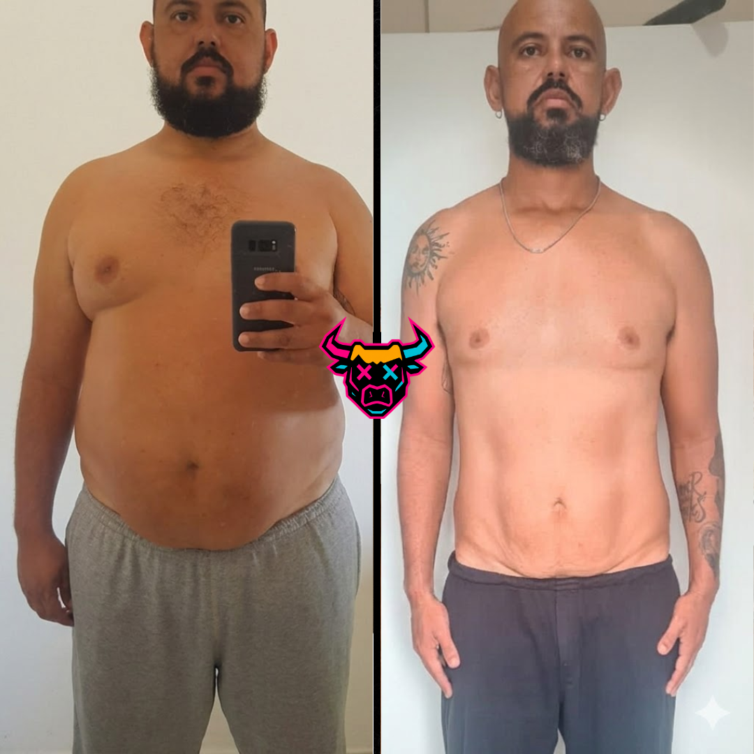 Transformação 3 — antes e depois